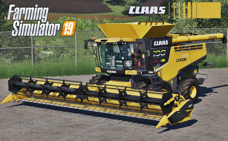 Combine Claas Lexion 700 Series USA Edition v1.0 - Farming Simulator 19