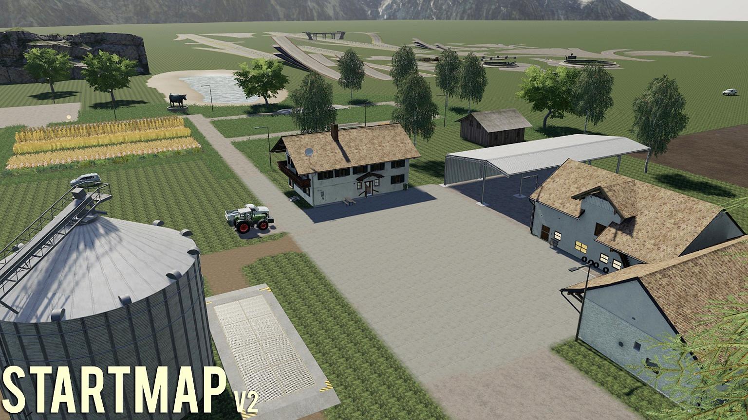 Mod Empty Map Start Map V20 Farming Simulator 19 Mod Ls19 Mod