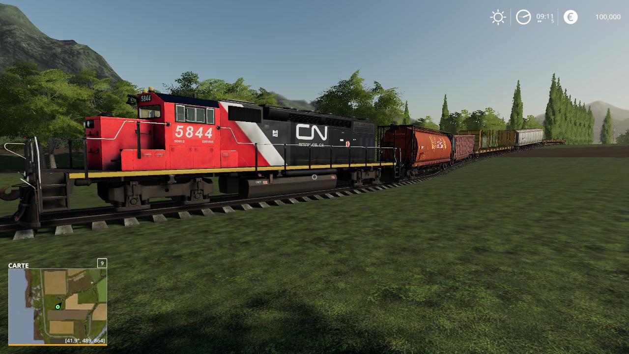 train fs19 cn simulator fs farming mod mods v1 vehicles ls19 canadian québec june le