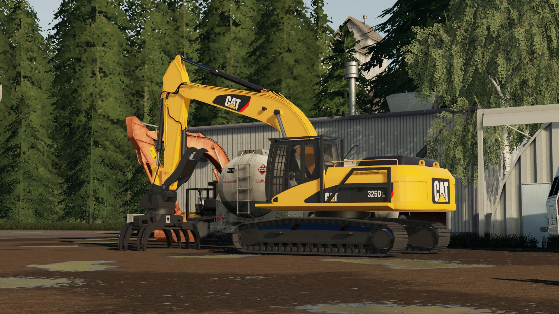 Fs 19 Cat 325dl Excavator V10 Farming Simulator 22 Mod Ls22 Mod