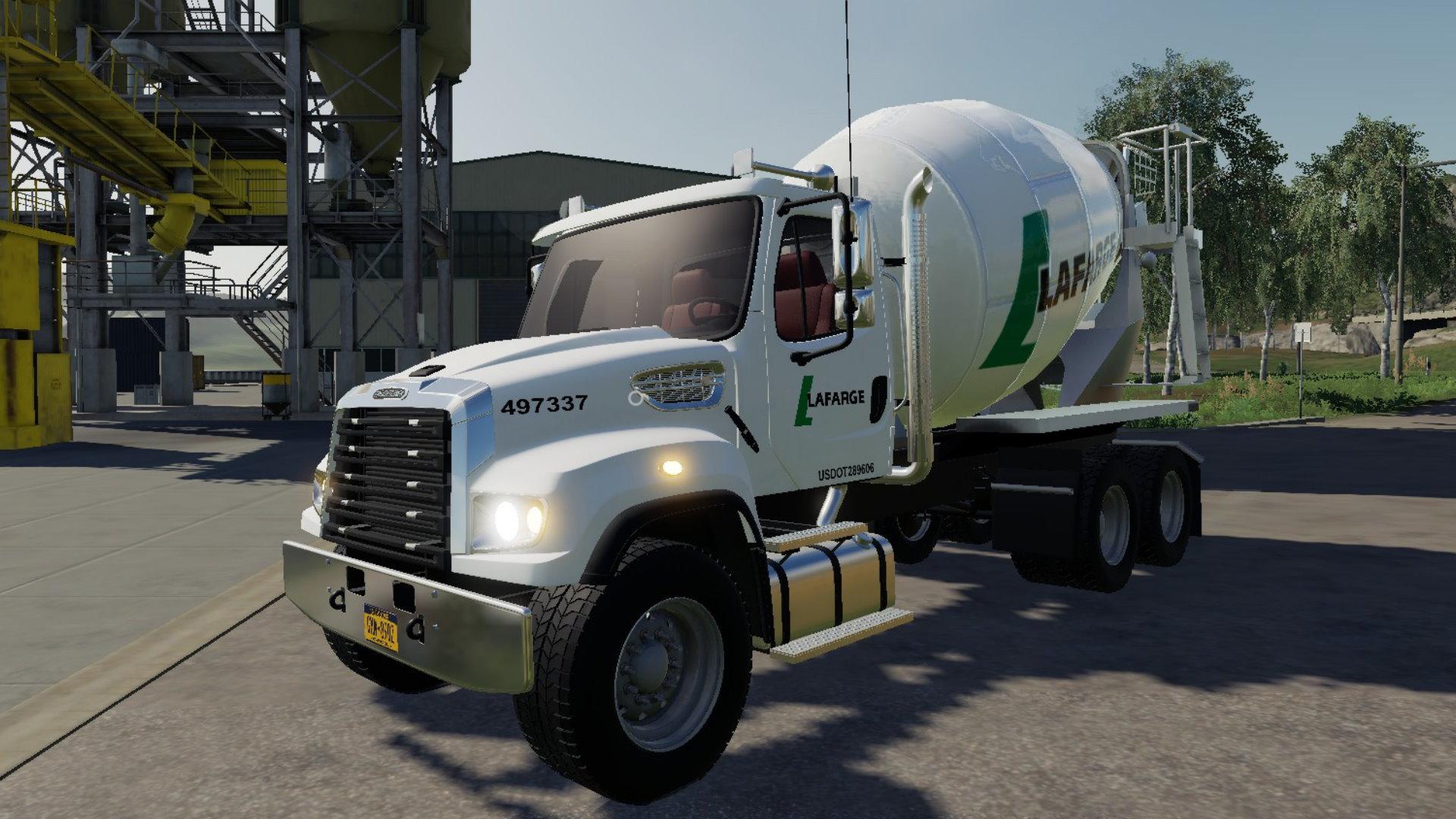 Freightliner 114sd. Freightliner для Farming Simulator 2019. Freightliner 19. Фредлайнер для ФС 19.