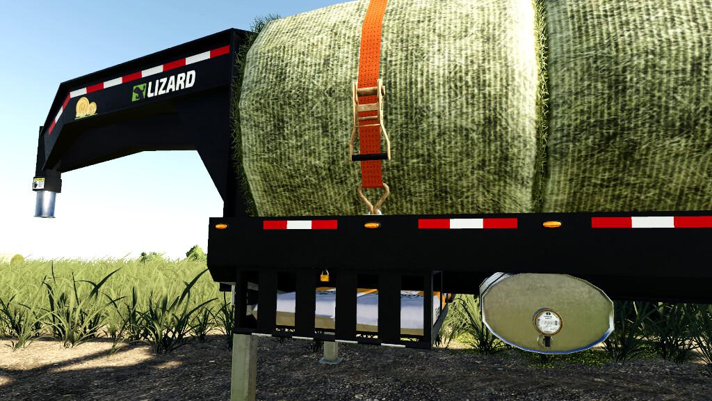 LS 19 22Ft Gooseneck Baling Trailer v1.0 Farming