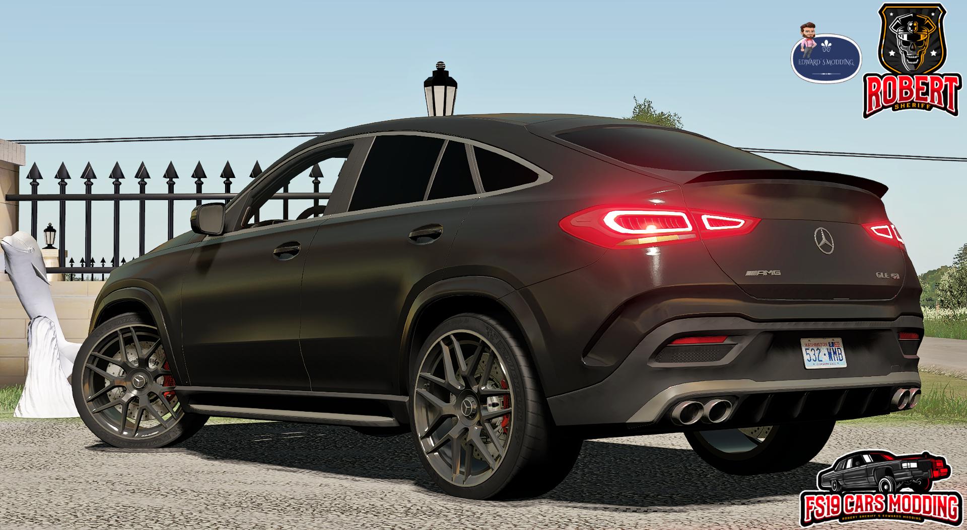LS2019 Mercedes Gle Coupe 2020 v1.0 - Farming Simulator 19 mod, LS19