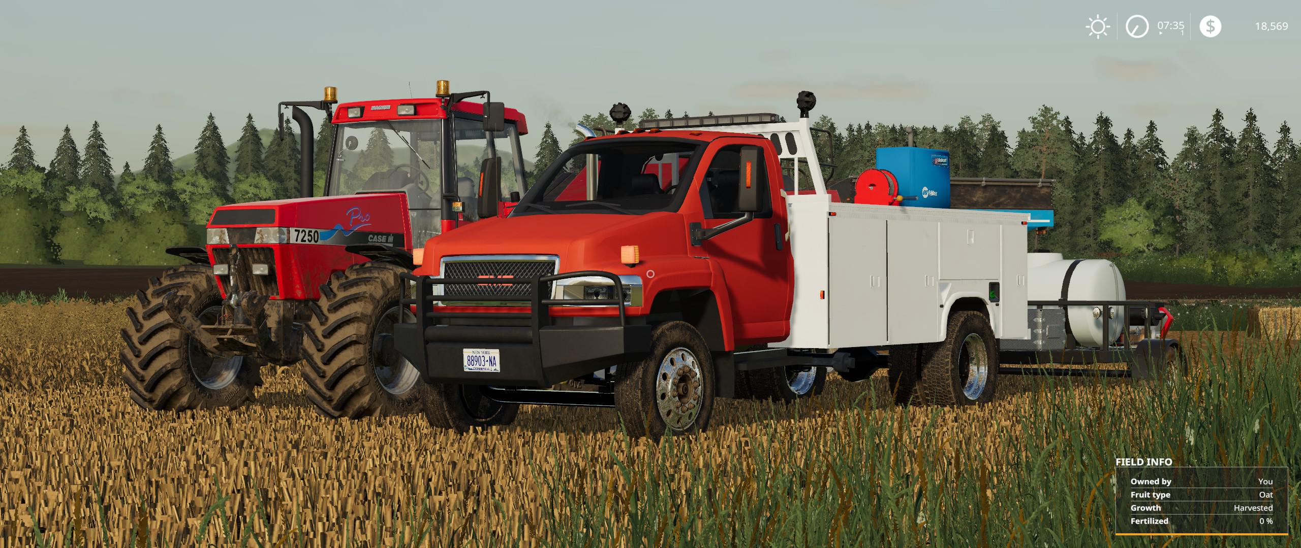 2005 GMC Topkick Service Truck v1.0 LS19 - Farming Simulator 19 mod
