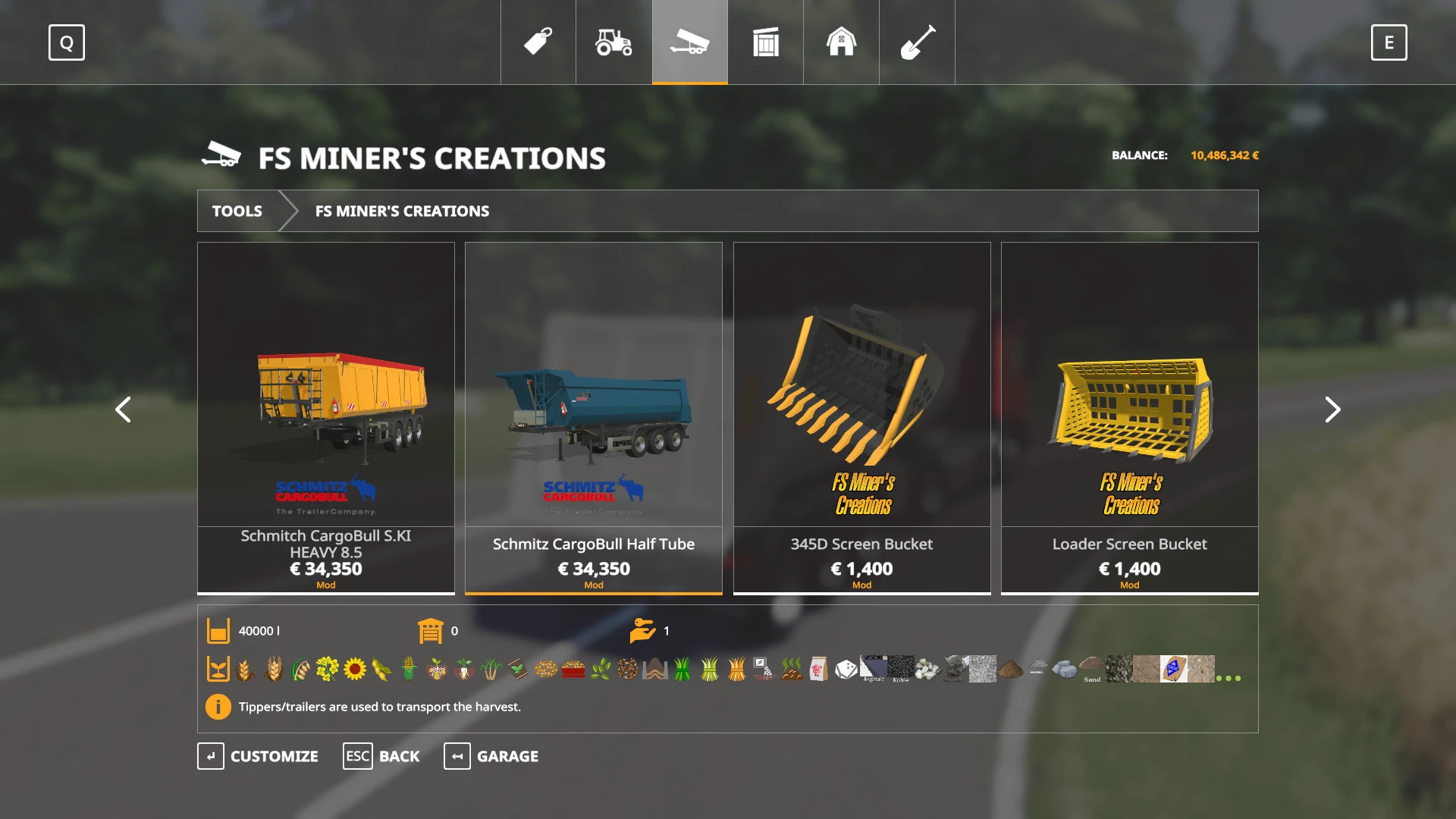 LS19 Schmitz CargoBull Half Tube Semi Tipper v1.0 - Farming Simulator ...