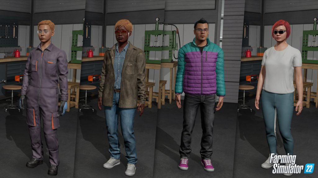 Look at the new character creator in FS22! 