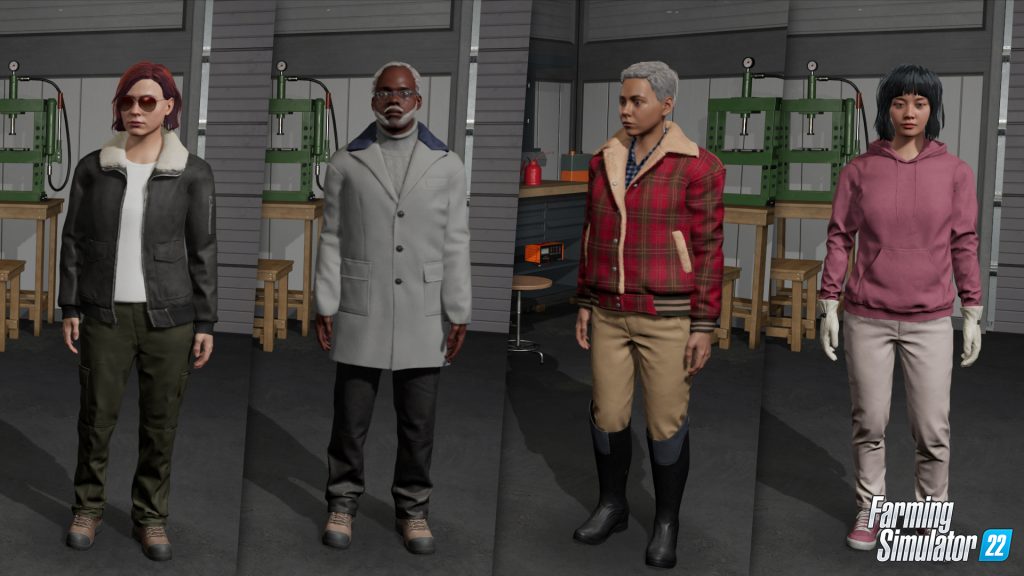 Look at the new character creator in FS22! 