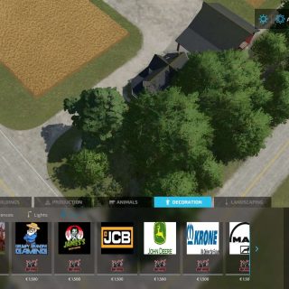LS22 Billboards v1.0 - FS 25 modding - LS25 Mod download!