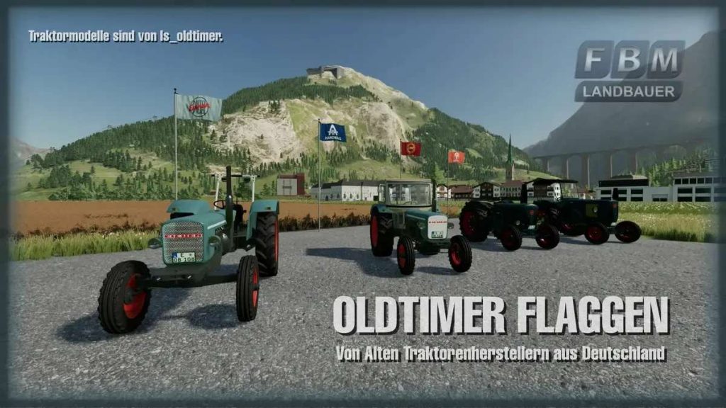 Ls22 Oldtimer Auto LS22 Oldtimer Flags DE v1.0.0.0 - FS 25 modding - LS25 Mod download!