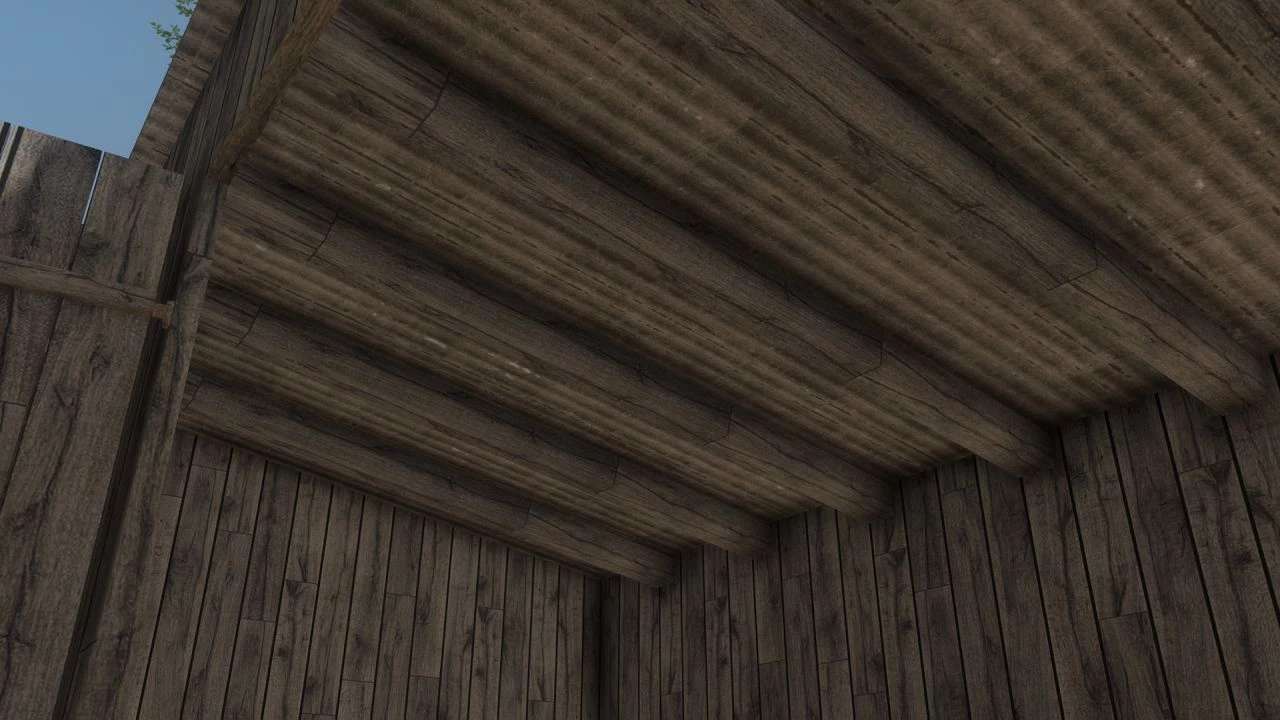 LS22 Old wooden garage v1.0.0.0 Farming Simulator 22 mod, LS22 Mod